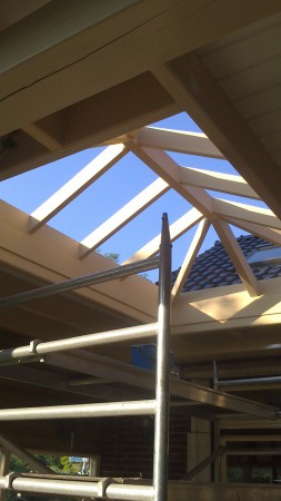 Lichtstraat in veranda