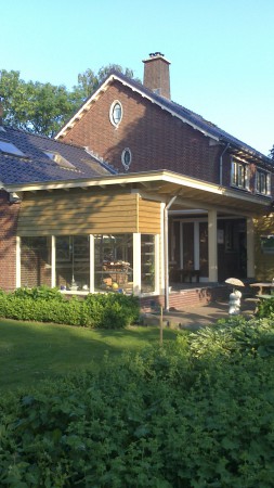 zijaanzicht veranda